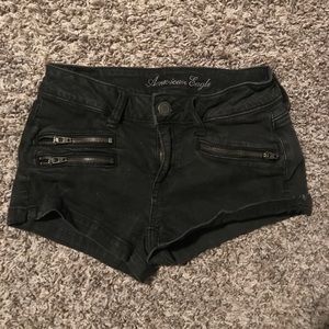 American Eagle black shorts-Jean shorts